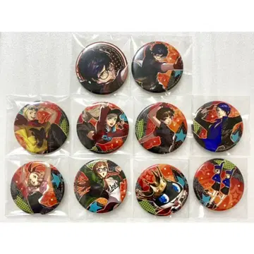 페르소나 5 댄싱 스타 나이트 캔뱃지 연꽃 주인공 안 료스케 후타바