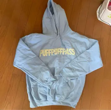 junkmn 스카이블루 PUFFPUFFPASS 후드티 M