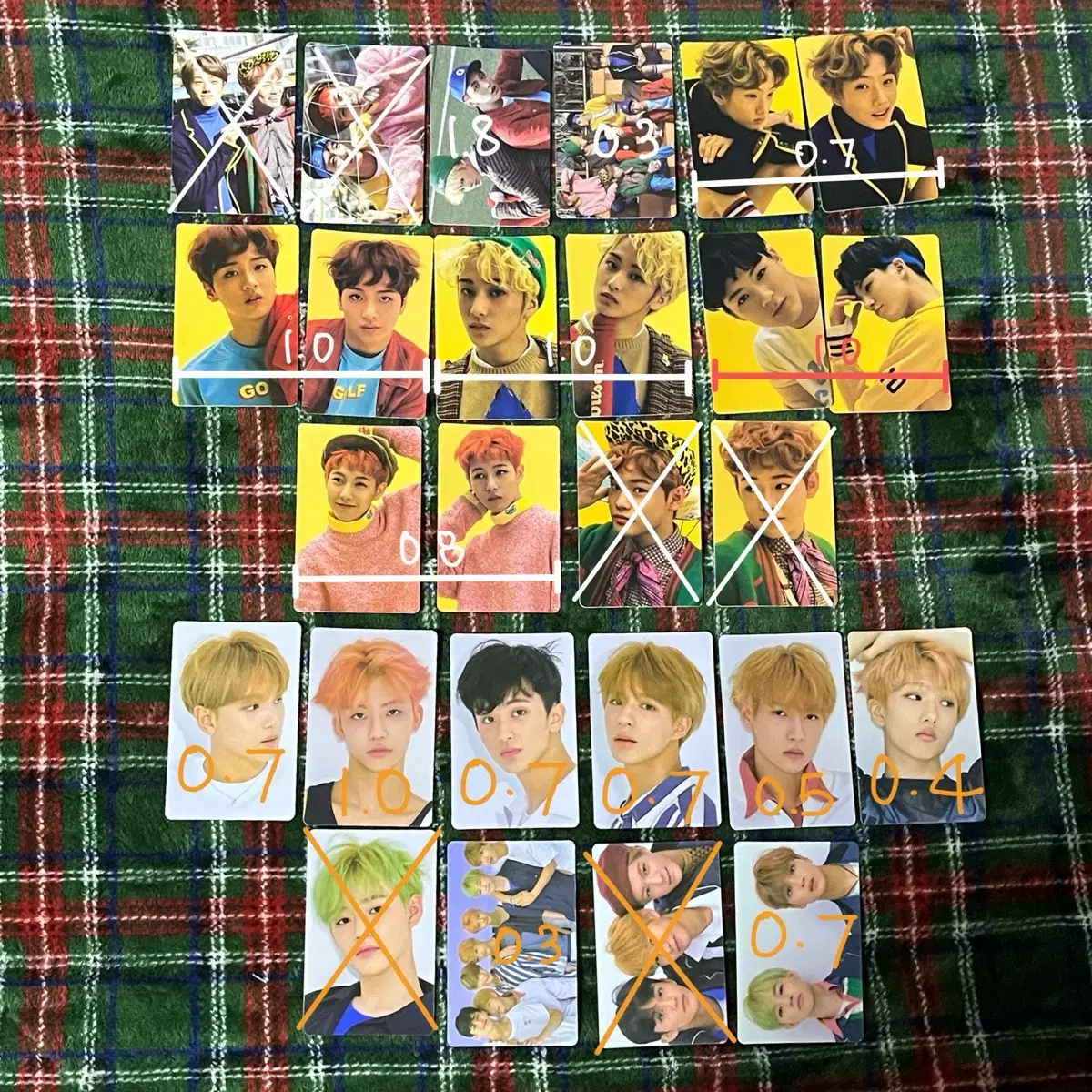 엔시티 드림 위고업 마지막 첫사랑 스티커팩 포토카드 포카