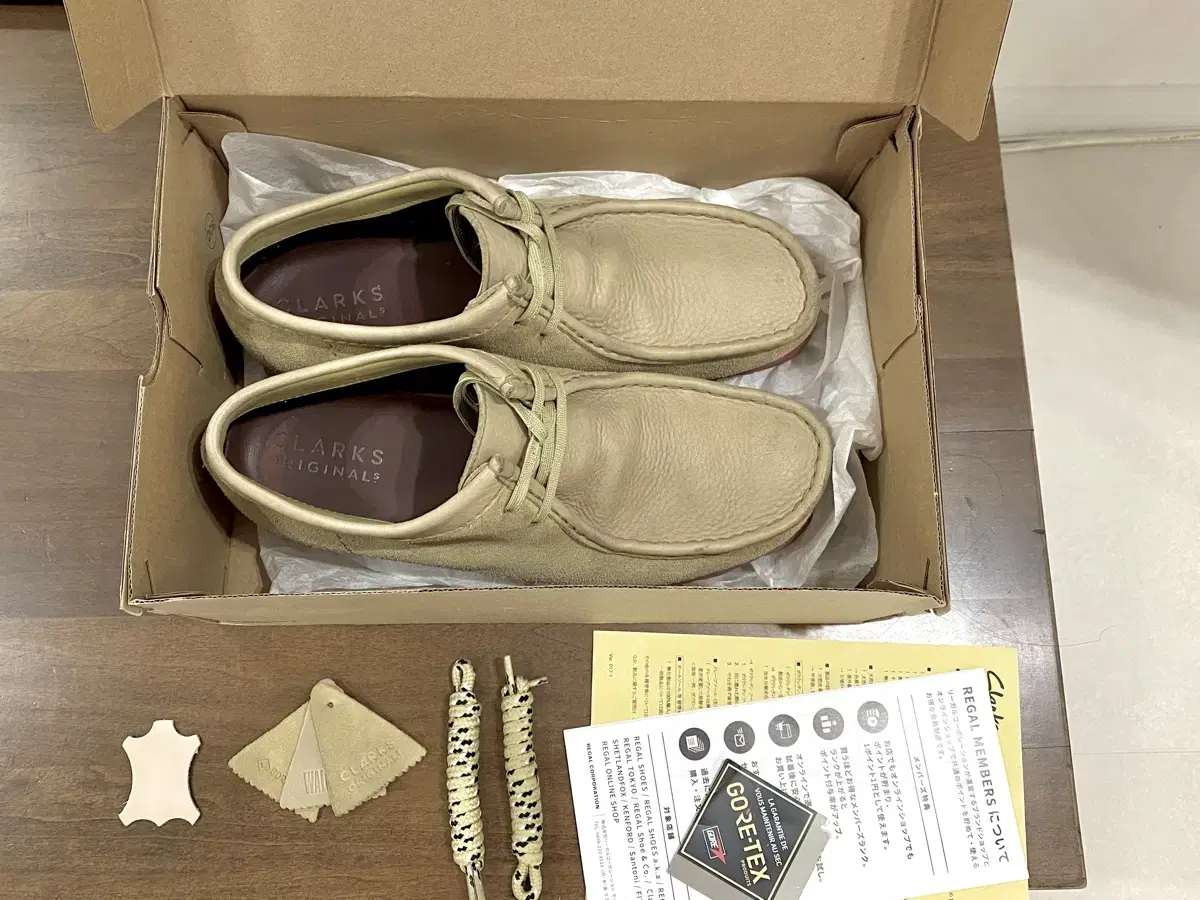 클락스 왈라비 gtx(고어텍스) UK7.5G(265), 메이플컬러