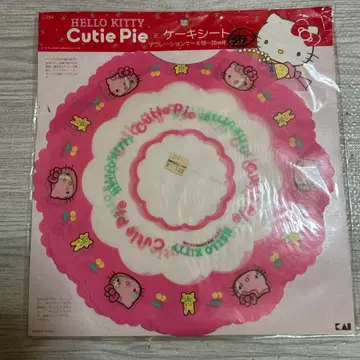 키티 케이크 시트 산리오