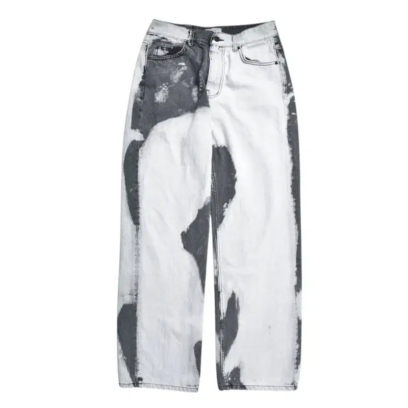 Welded, grunge, tie-dye, washed jeans, denim pants M25022733