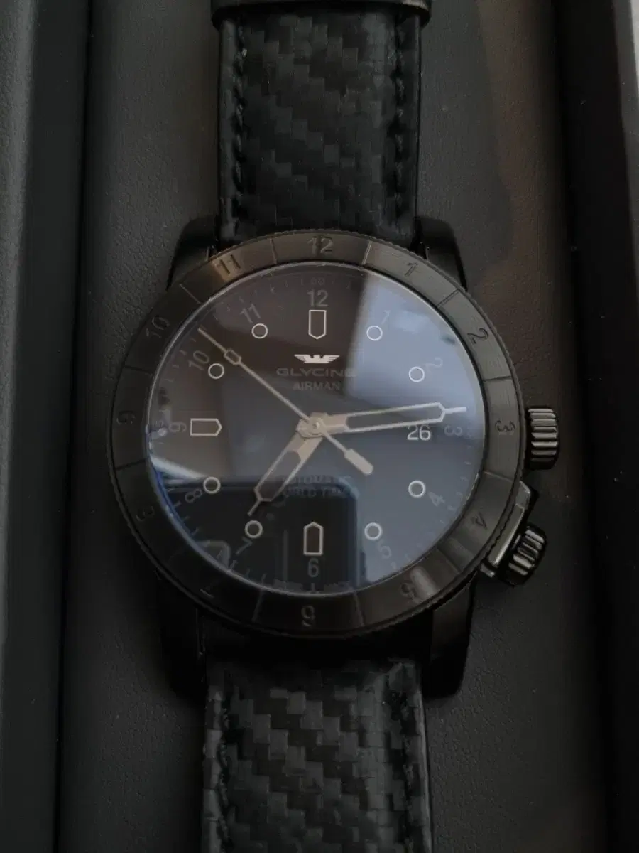 [GLYCINE] 글라이신 에어맨 더블트웰브 스텔스 시계
