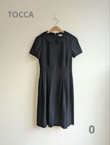 토카 네이비 카라 부착 원피스 반팔 0 세레모니