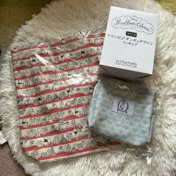 디즈니 미니 북 컬렉션 밤비, 덤보 피규어 백&파우치 세트