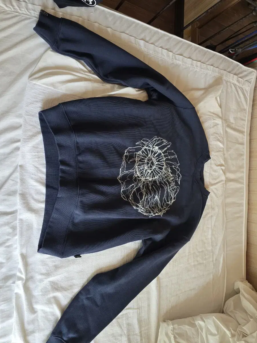 Napponard Eye Ball Line Work Man-to-man Navy M