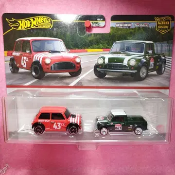 핫휠 프리미엄 2팩 모리스 미니 오스틴 미니 픽업