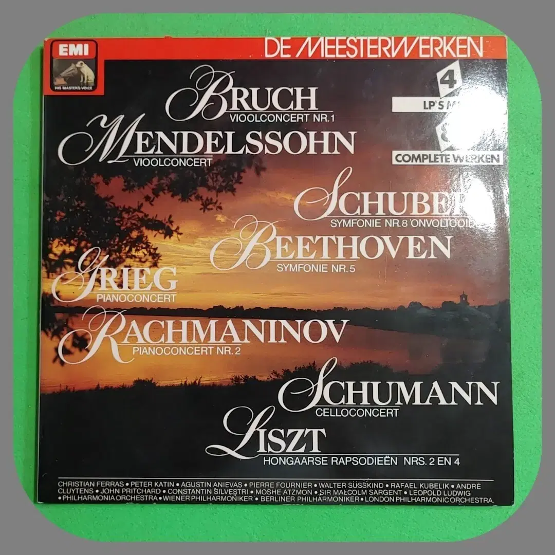 DE MEESTERWERKEN LP 66년 수입초판