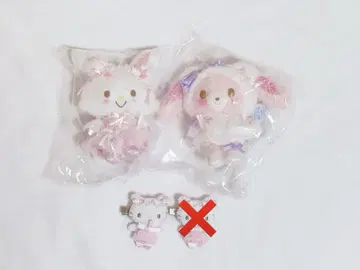 산리오 화이트 고양이 발레리나 시리즈 봉봉리본 멜짱 키티 마스코트