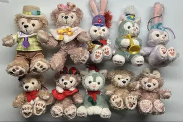 더피, 셰리, 메이, 젤라토니 봉제 인형 배지 디즈니