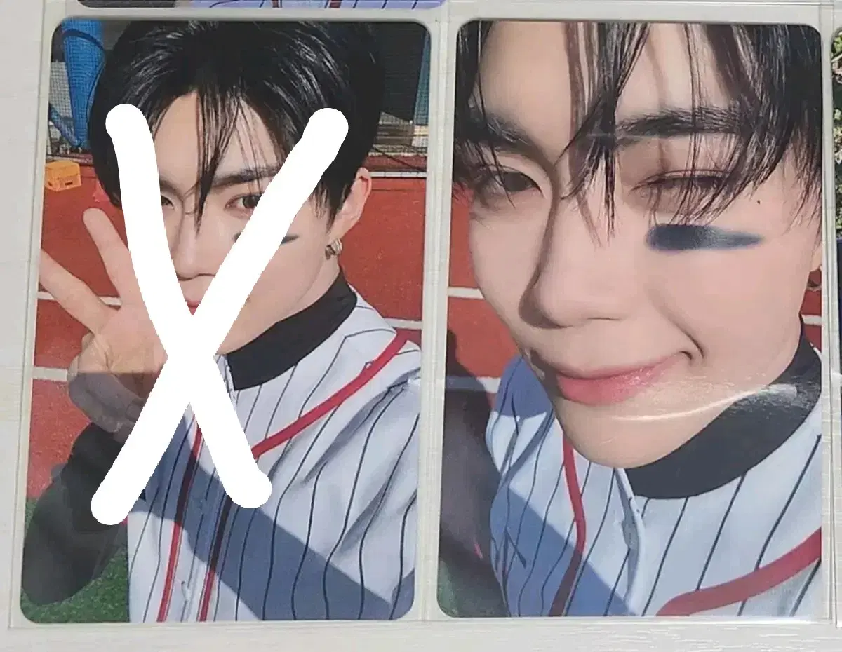 제베원 박건욱 야구복 일본 프레젠트 포카 양도 분철 김지웅장하오석매튜