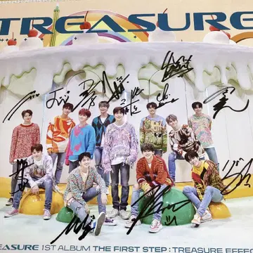 TREASURE 친필 사인 포함 포스터