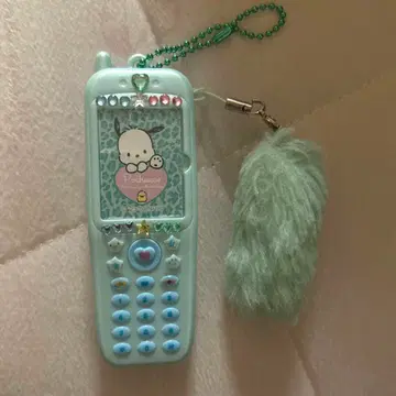 포차코 레트로 휴대폰형 키링