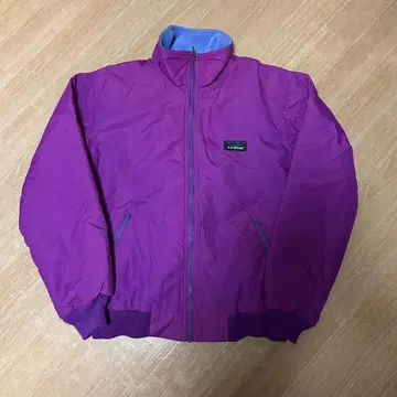 새상품급 80년대 USA제 L.L.Bean 웜업 자켓 S 퍼플