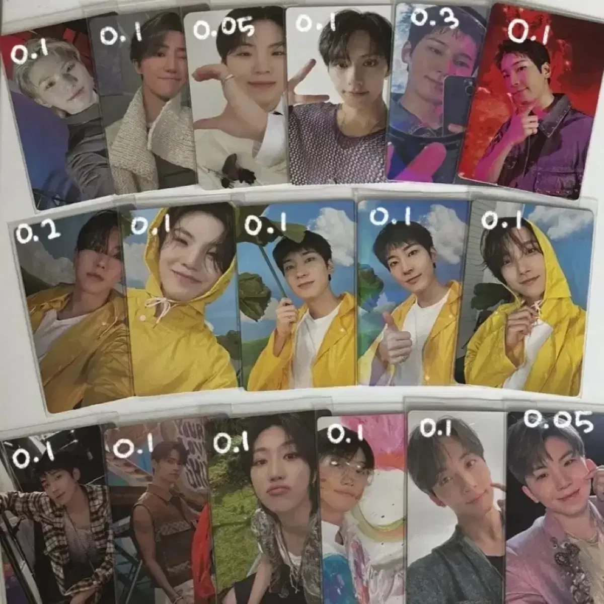 세븐틴 포카 판매