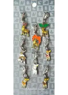 포켓몬 센터 전국 도감 메탈 참 585 586 시키지카 전종 세트