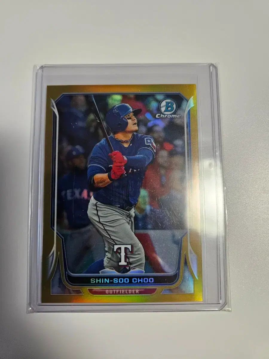 추신수 50장 한정 2014 Bowman Chrome 골드 리플렉터