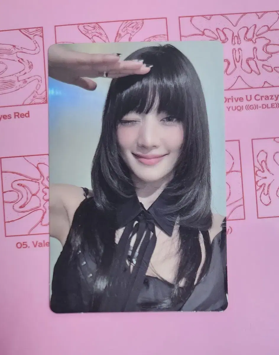 아이들 여자아이들 민니 HER 앨범 포카 포토카드 IDLE 헐 미공포