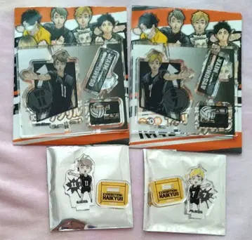 하이큐 원화전 미야 아츠무 미야 오사무 아크릴 피규어 컬렉션 아크릴 미니