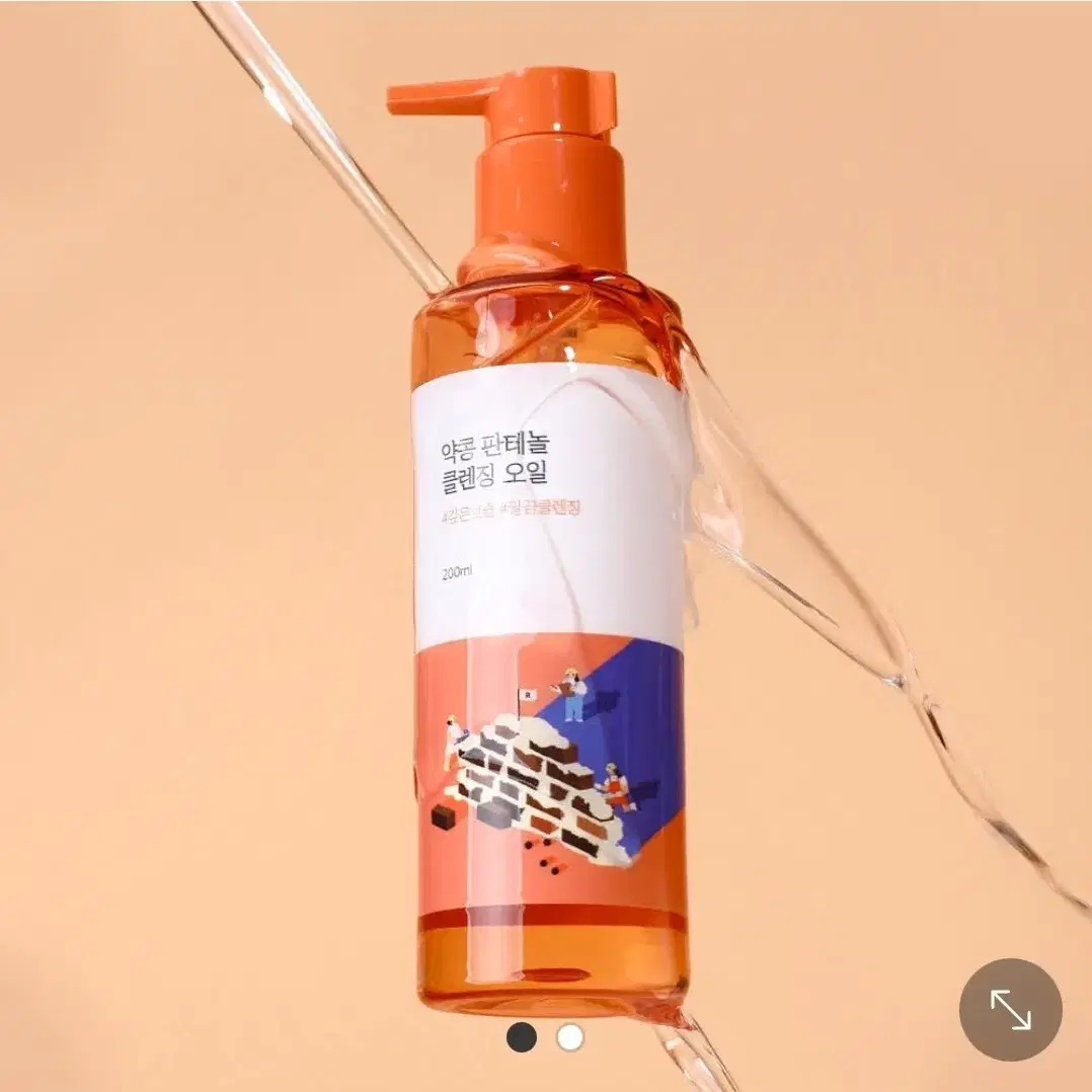 [새상품/원가 2.5] 라운드랩 약콩 판테놀 클렌징 오일 200ml