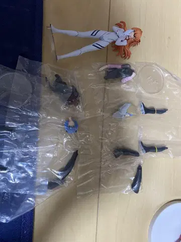 에반게리온 가챠가챠 레이 아스카 3종 세트 피규어