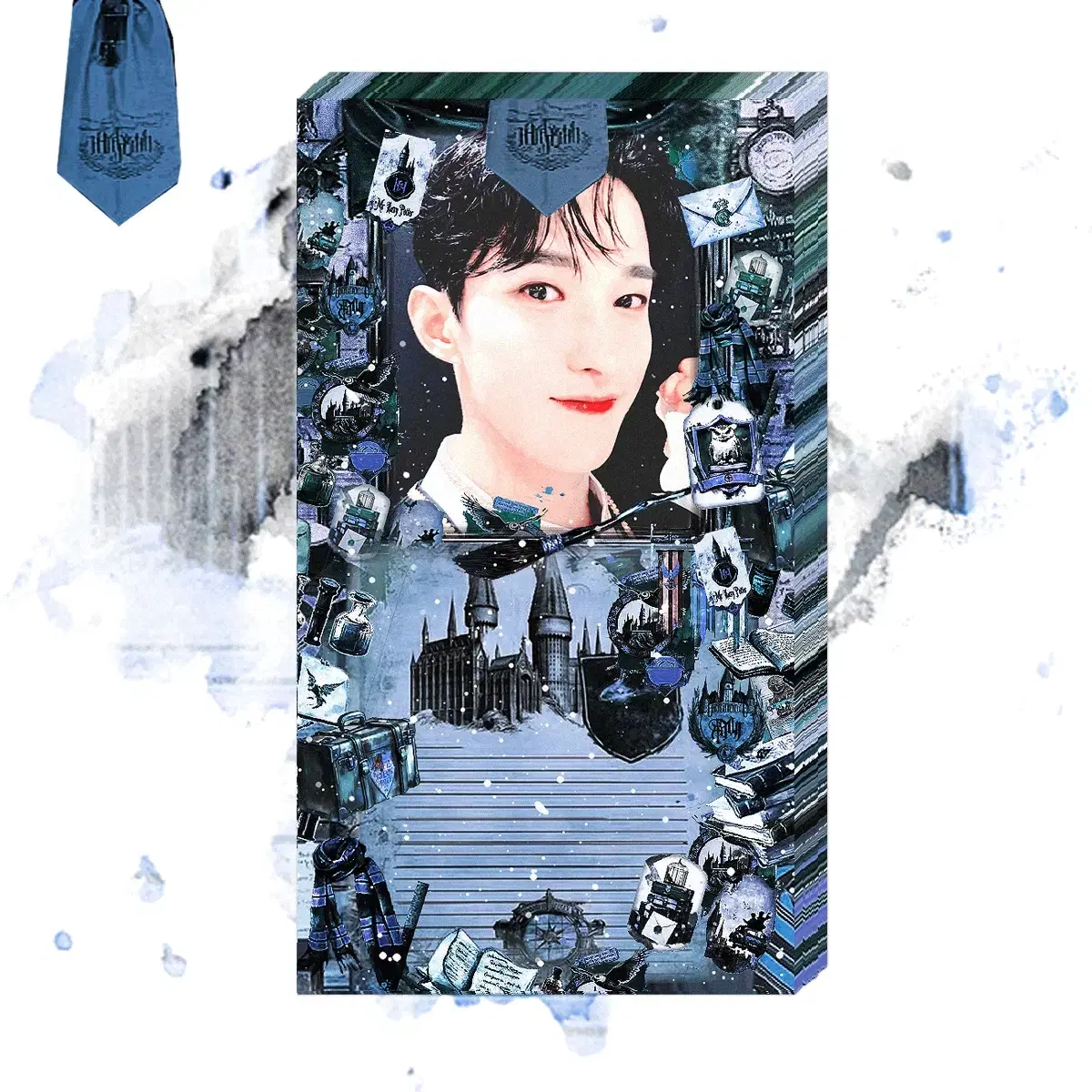 세븐틴 도겸 해리포터 래번클로 미니 떡메모지 비공굿 굿즈