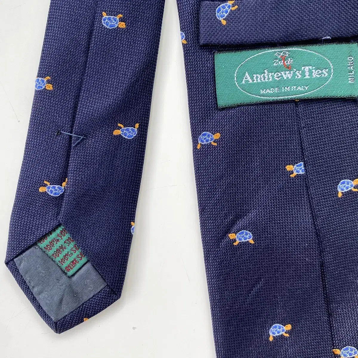앤드류스타이 거북이 정품 명품 넥타이(Andrew s Ties)