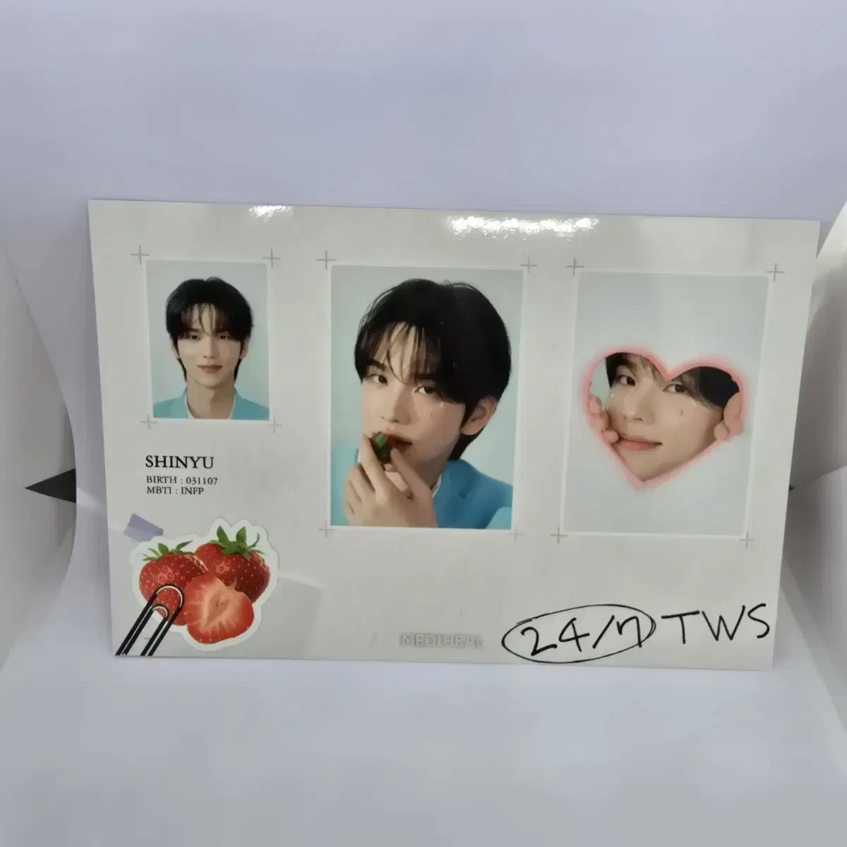 투어스 신유 메디힐 포토 프로필 분철