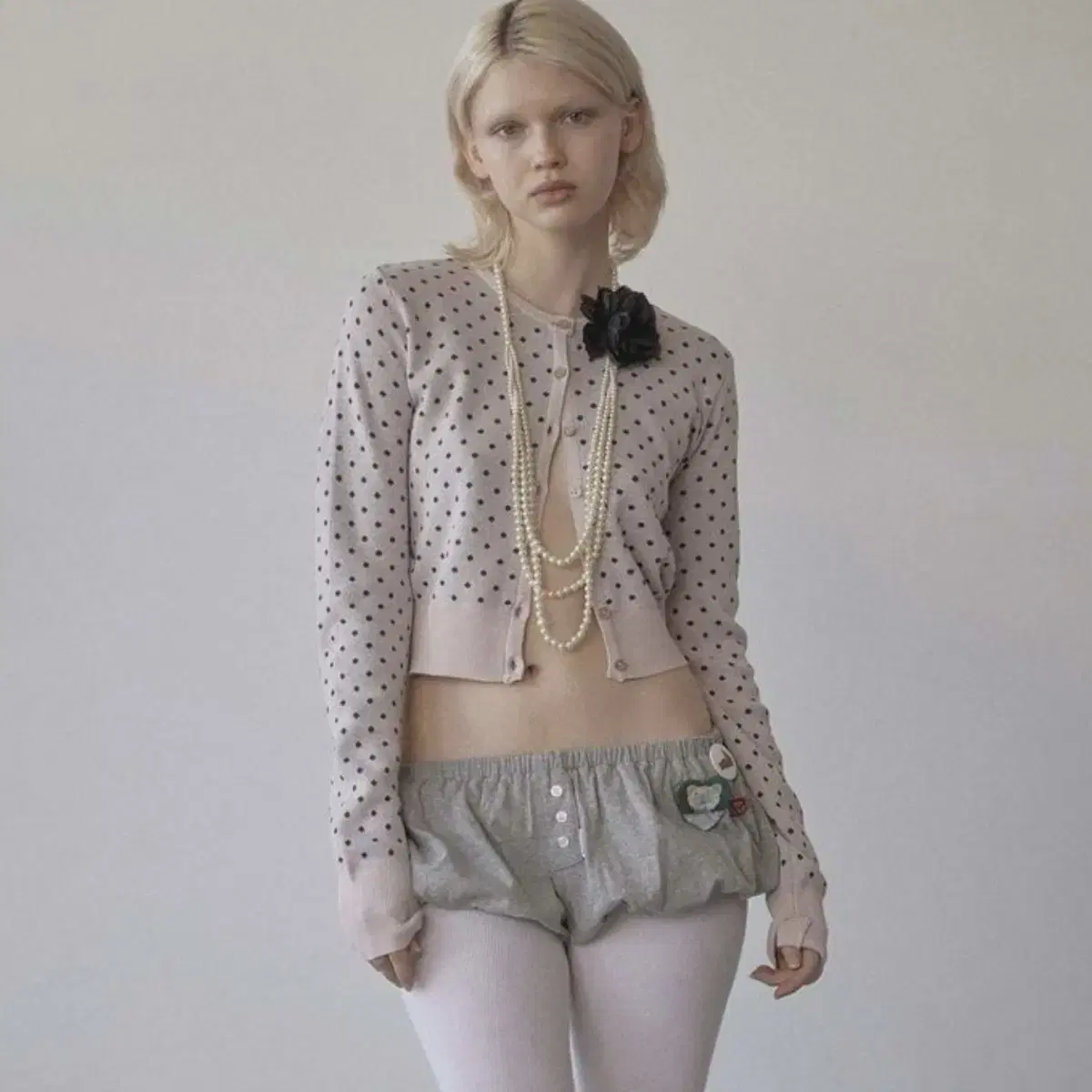 스컬프터 polka dot cardigan (새상품)