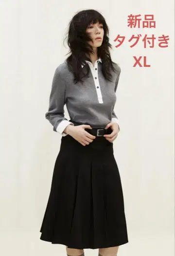 H&M 리브 폴로 셔츠 XL