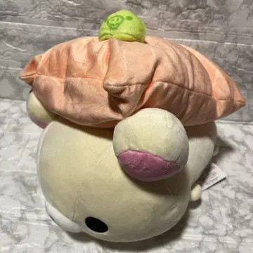 San-X 리락쿠마 모찌모찌 스시 봉제 인형 코리락쿠마 연어 택 포함