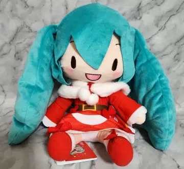 하츠네 미쿠 후와푸치 L 봉제 인형 크리스마스 2024