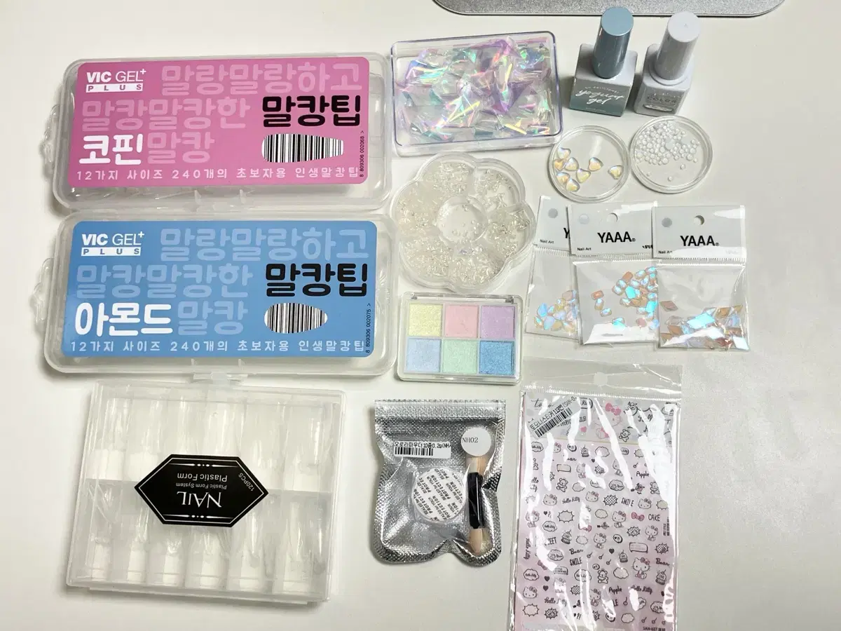 Self-nail material Malgong tip Nail tip Nail powder Nail parts Nail sticker material