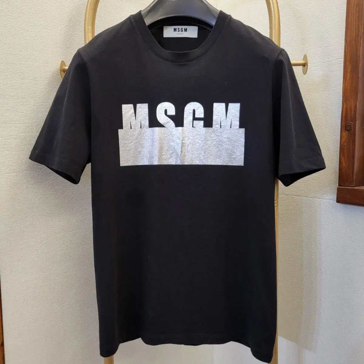 MSGM Logo Black T-Shirt