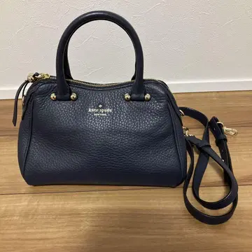 kate spade 네이비 가죽 2way 백