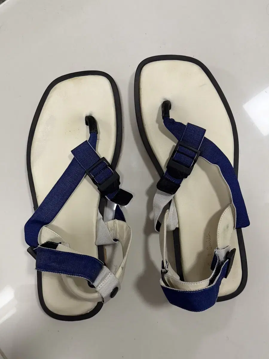 최종가) Paul smith 폴스미스 가죽 샌들 38 (245)