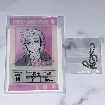 WIND BREAKER 윈브레이커 프로필 카드 키링 오오쿠보 미키