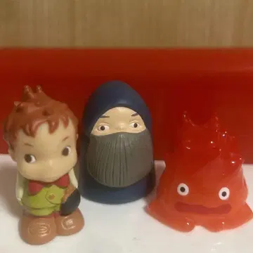 하울의 움직이는 성 단종품 레어 칼시퍼 손가락 인형 피규어 당시 물품