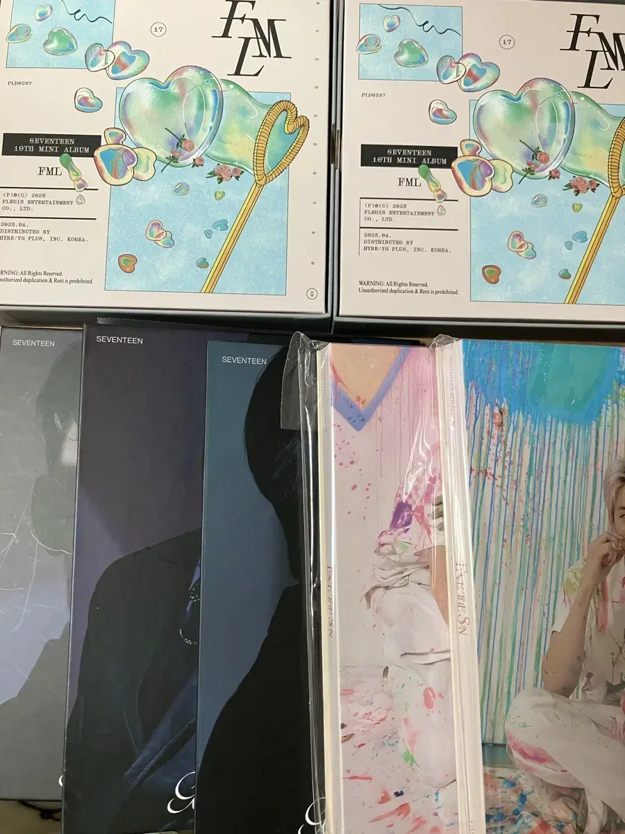 세븐틴 캐럿반 아타카 페이스더썬 fml 일괄