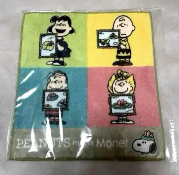 미개봉 새상품 모네전 연작의 정경 PEANUTS 콜라보 핸드 타월
