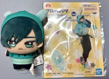 블루 록 남코 캠페인 이토시 린 아크릴 플레이트 SD 인형 세트