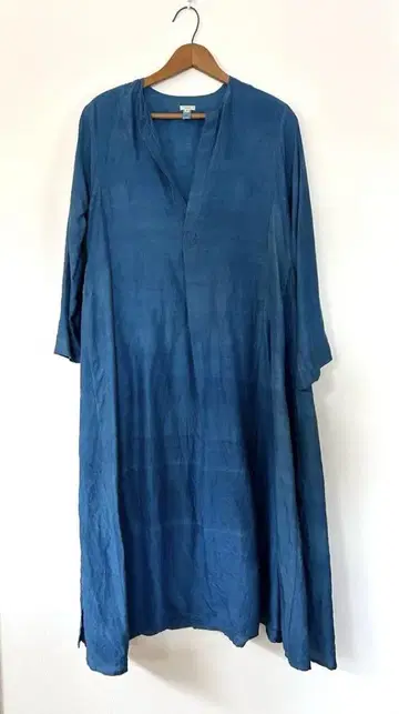 dosa 원피스 인디고 실크