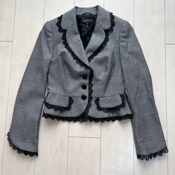 에스카다 자켓 레이스 실크 블렌드 36