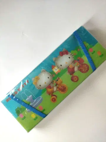 헬로키티 플라스틱 케이스 펜 케이스 일본 한정판 초레어 산리오 레트로