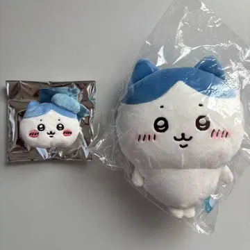하치와레 모찌모찌 봉제 인형 S 치이카와 랜드 오카오 봉제 인형 배지