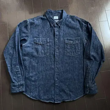 텐더 로인 데님 셔츠 버튼 다운 사이즈 L