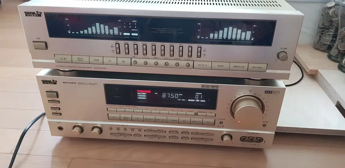 인켈 RV-6030G 프리앰프(오버홀+평활콘덴서1개교체+블루투스 설치)팜