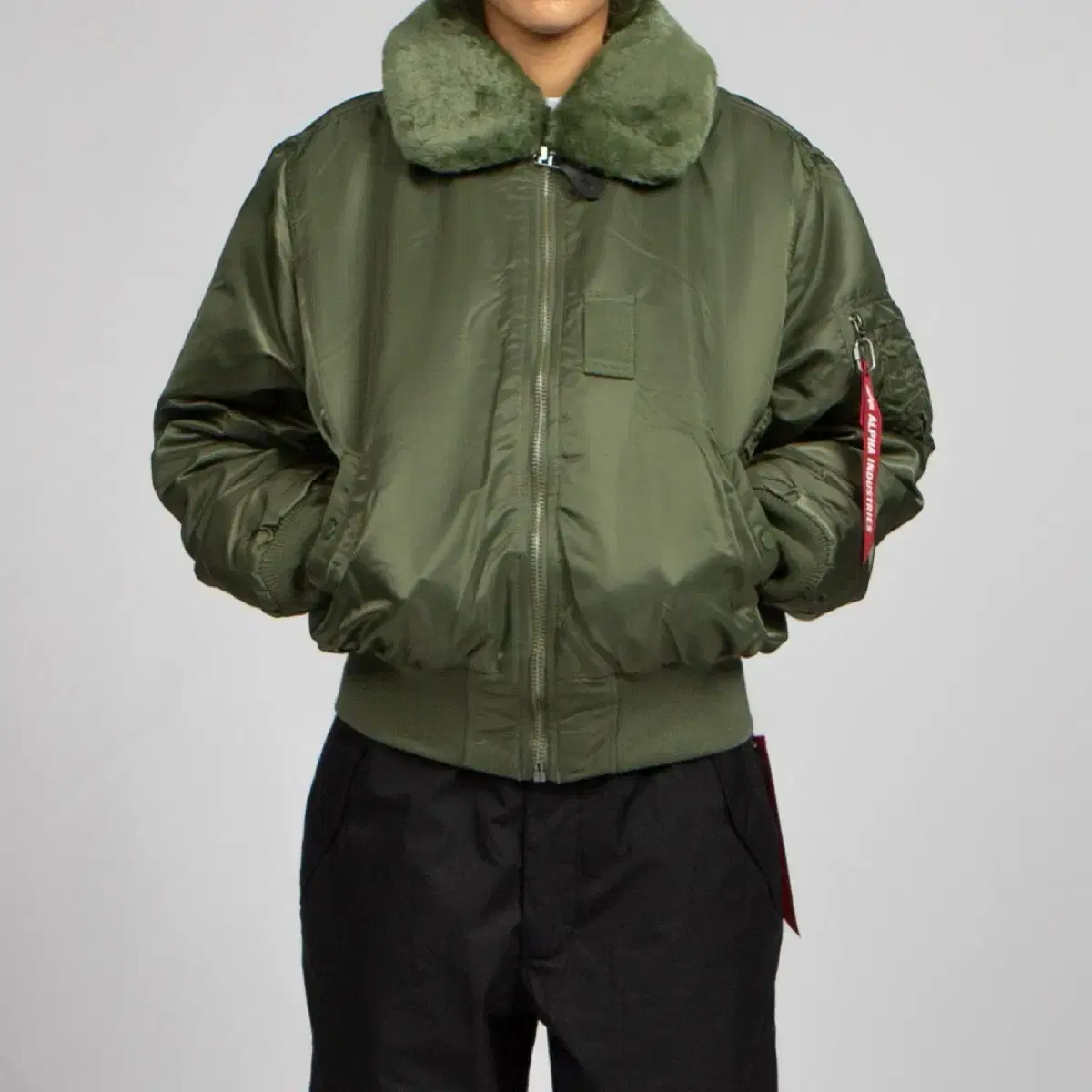 Alpha Industries B-15 Sage Green Jumper Jacket Military Army Green
