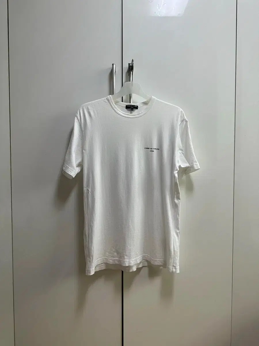 COMME des GARÇONS Homme Logo T-Shirt L White