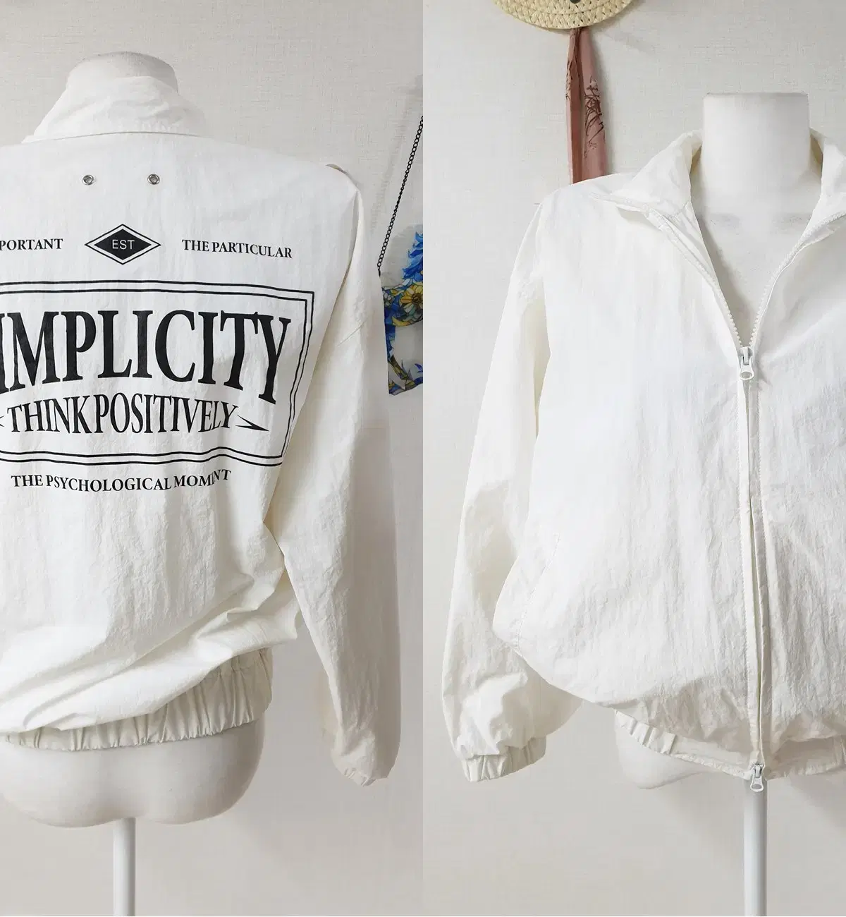 Style Nanda 2023 SS Jumper 55~88 White Basrock Windbreaker S